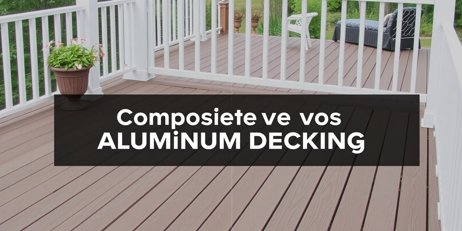 Choosing Between Composite and Aluminum Decking: Factors to Consider