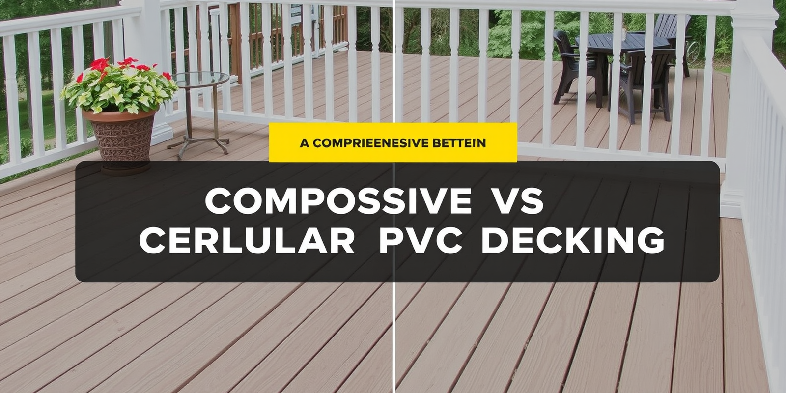 Choosing Between Composite and Cellular PVC Decking: A Comprehensive Guide