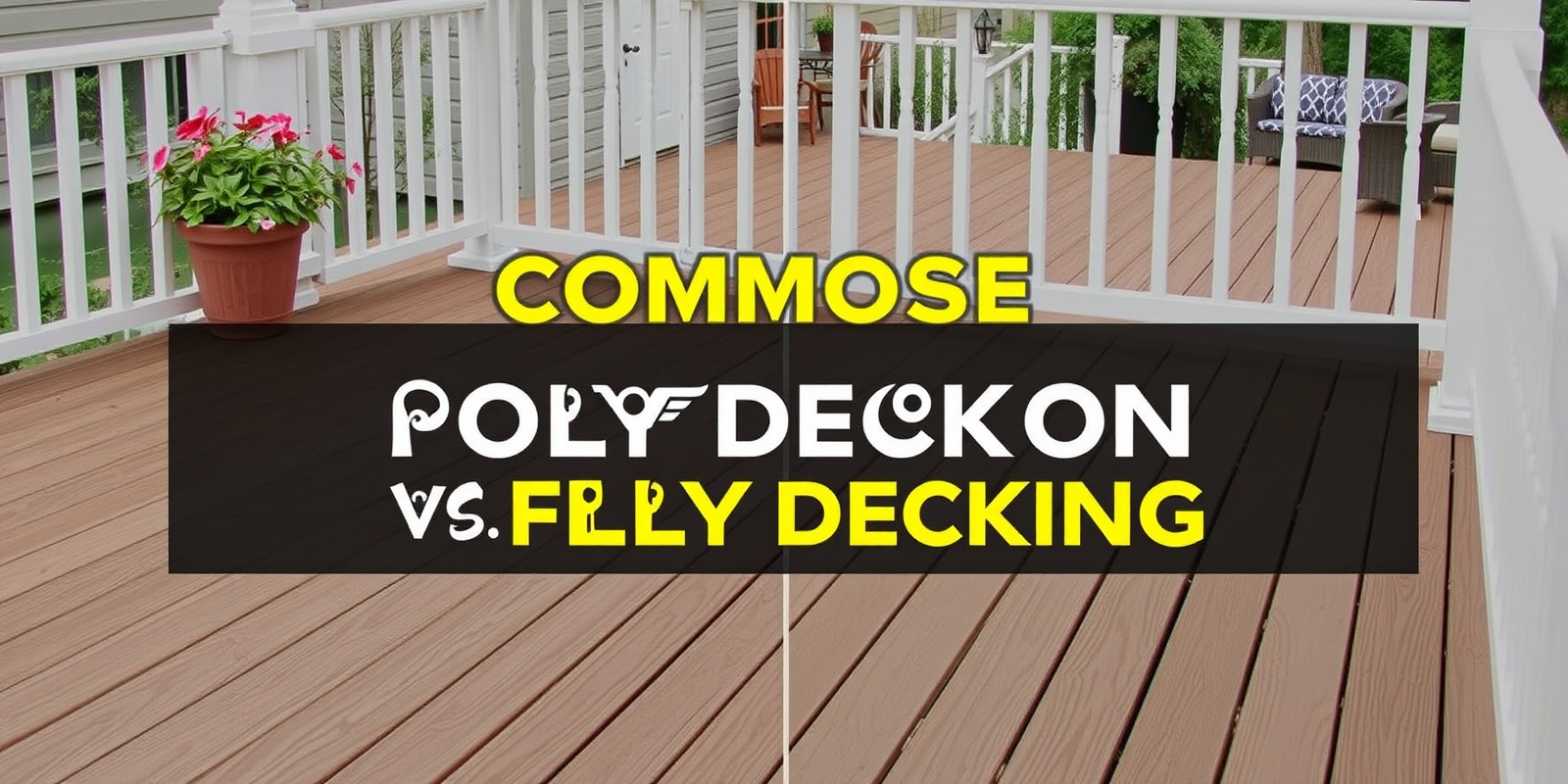 Choosing Between Composite and Poly Decking: Factors to Consider