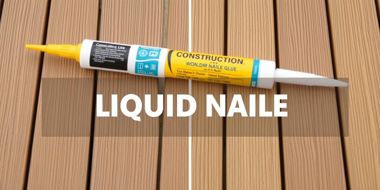 Choosing Between Construction Glue and Liquid Nails for Your Composite Deck