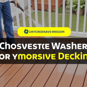 Choosing the Right Power Washer for Your Composite Decking