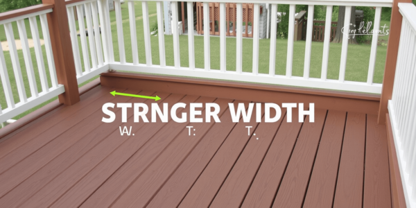 Choosing the Right Stringer Width for Your Composite Deck