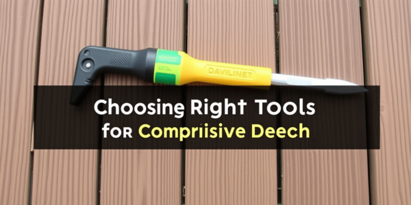 Choosing the Right Tools for Composite Deck Installation