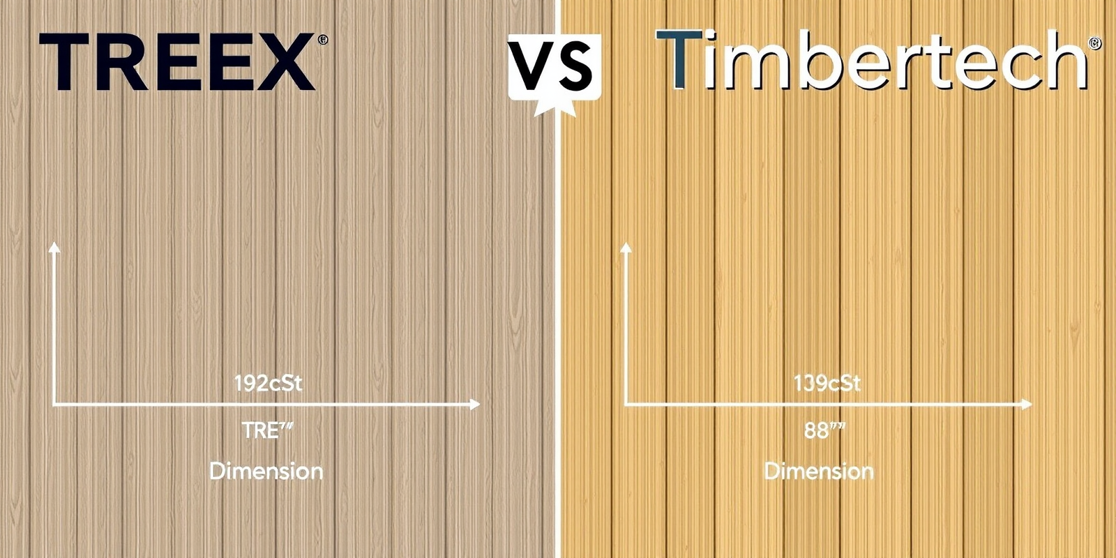 Comparative Analysis: TREX vs Timbertech Composite Decking Dimensions