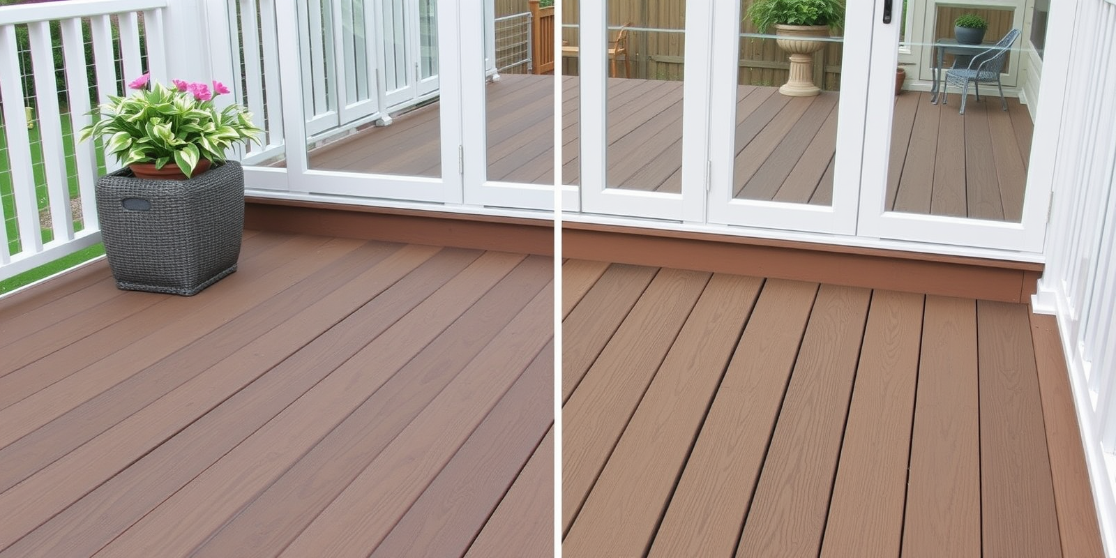 Comparing Deeplas Composite Decking with Traditional Wood Decking