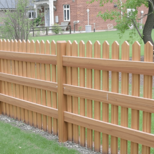 composite 3 rail fencing wood grain