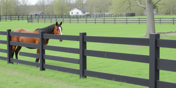 composite board fencing for horses