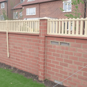 composite brick fencing