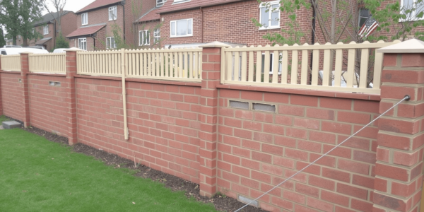 composite brick fencing