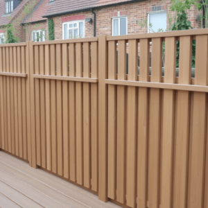 composite decking as fencing