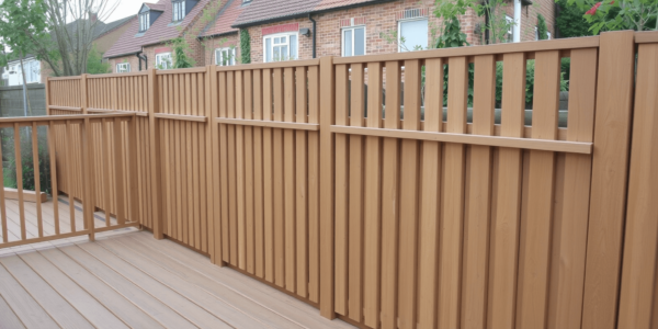 composite decking as fencing