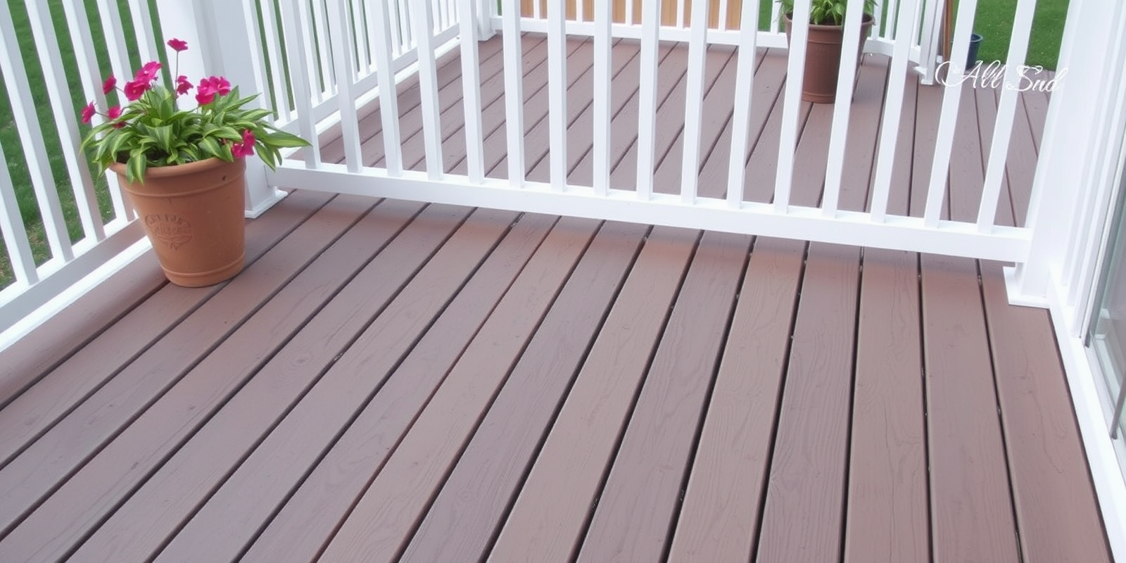 composite decking with no space between boards