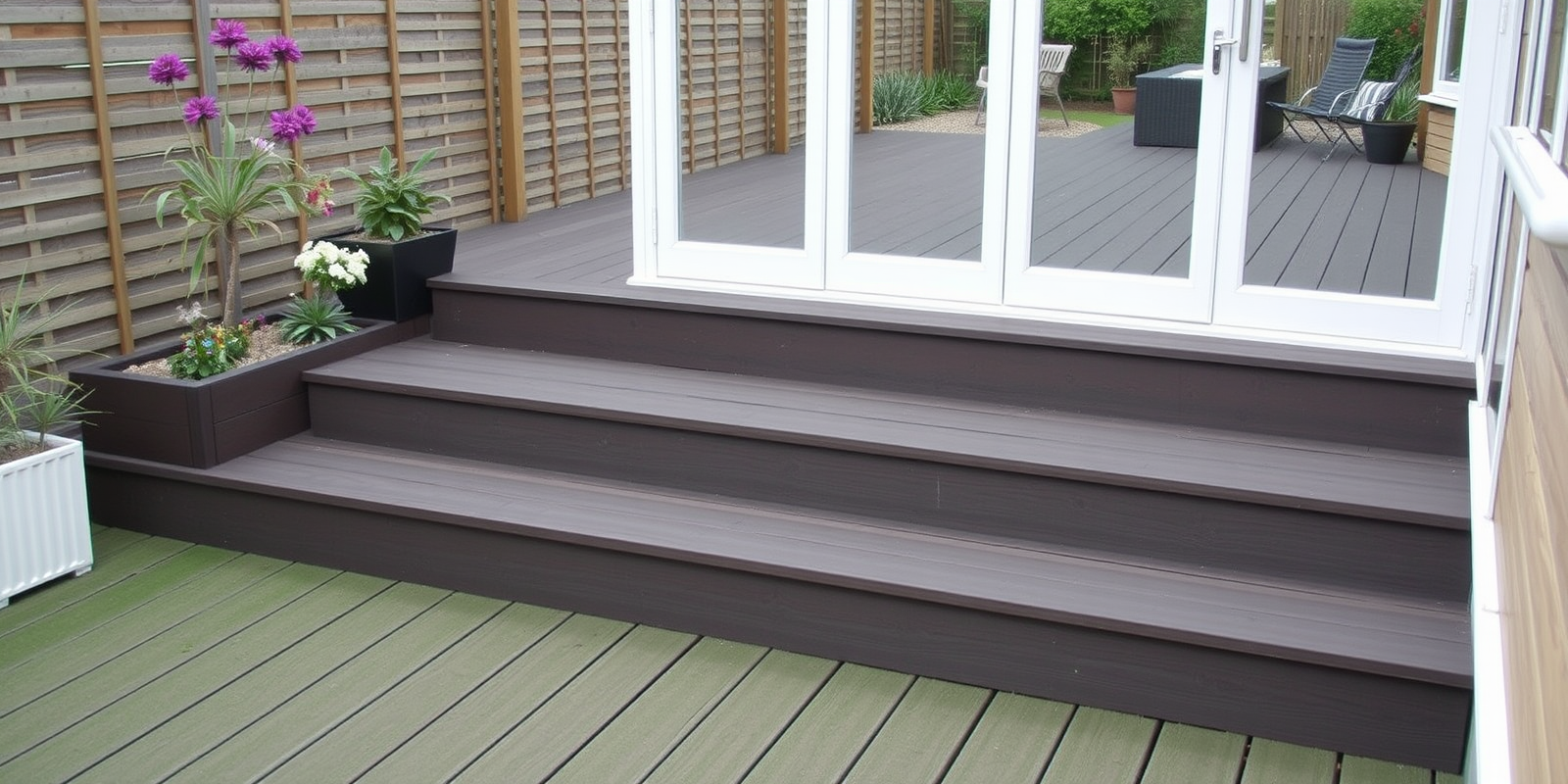 composite garden decking boards