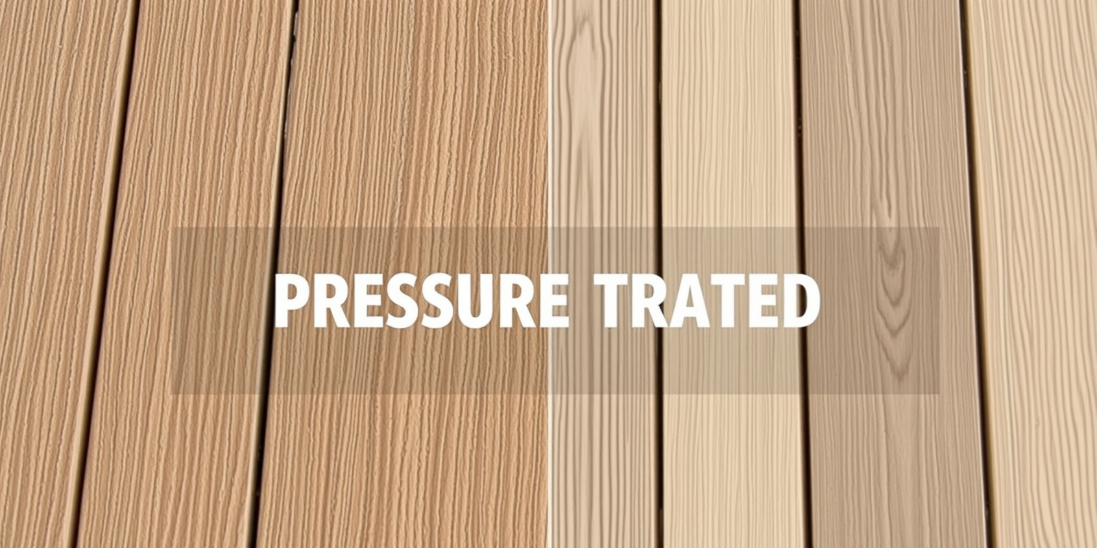 composite materials vs pressure treated lumber wrapped in composite decking