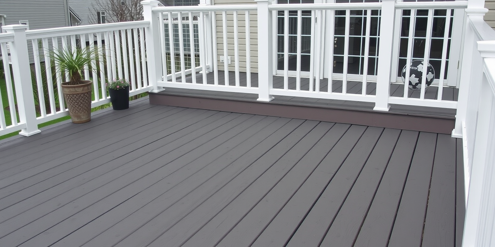 composite or aluminum decking