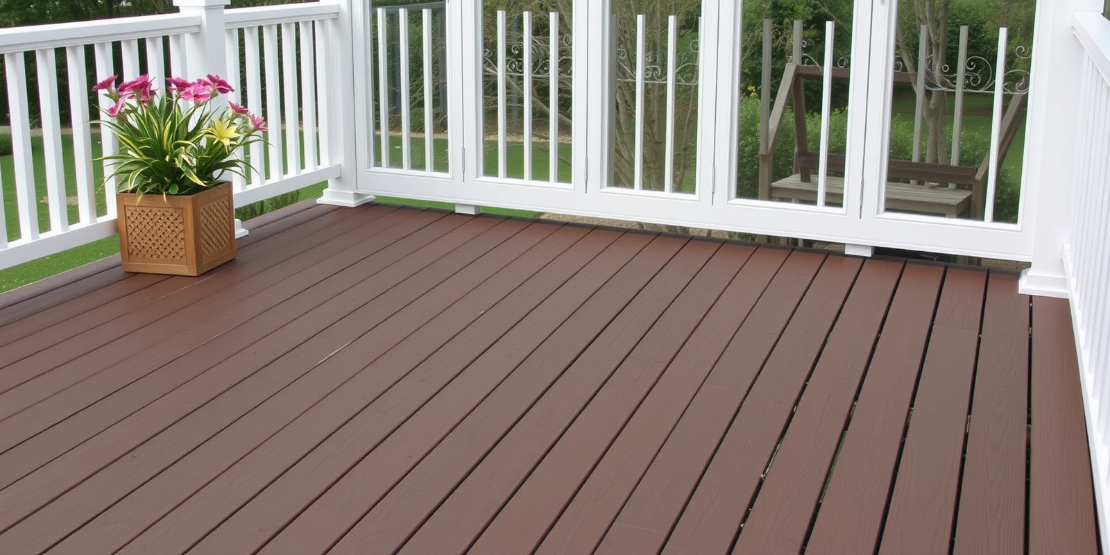 composite pvc decking tiles