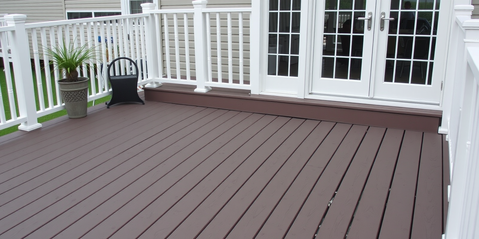 composite snap together decking