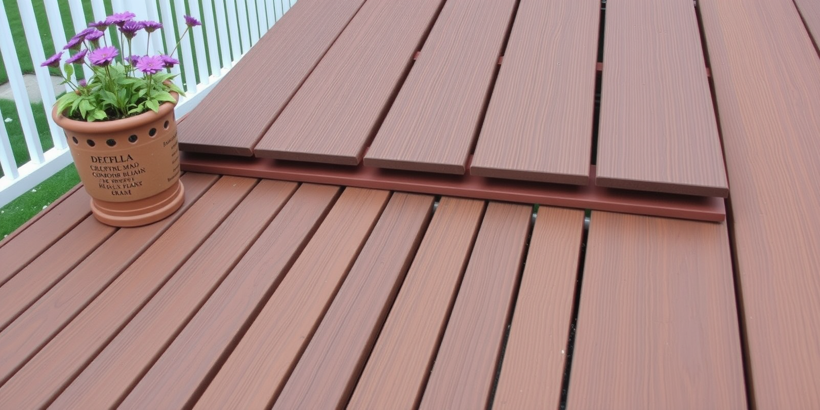 composite solid decking board