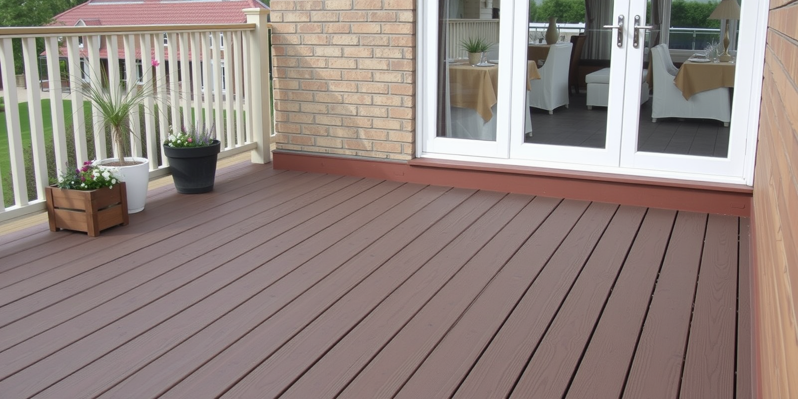 composite v timber decking