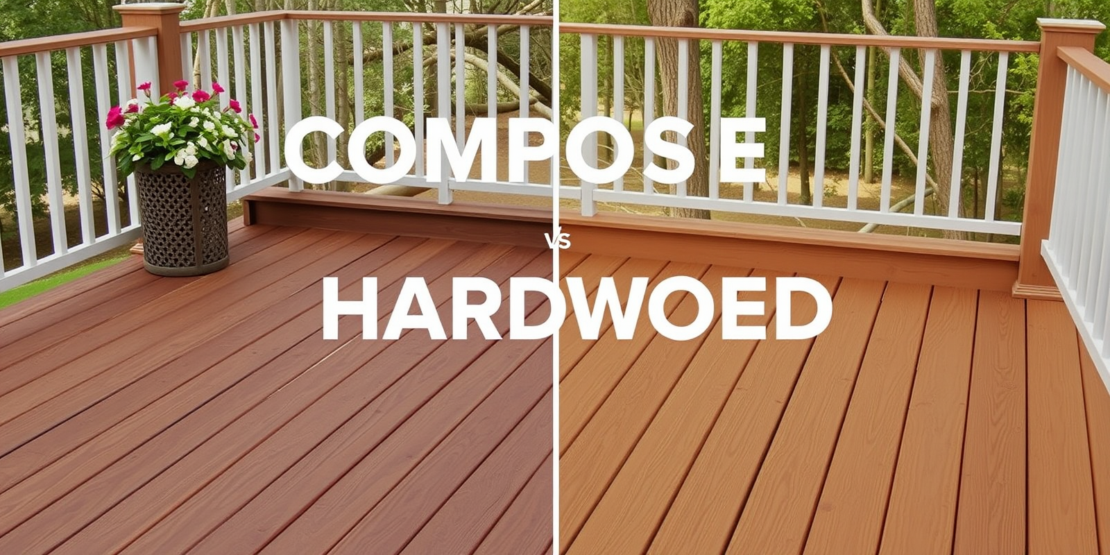 composite vs hardwood decking