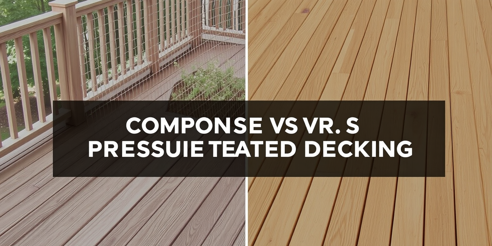 Composite vs Pressure Treated Decking: Choosing the Right Material