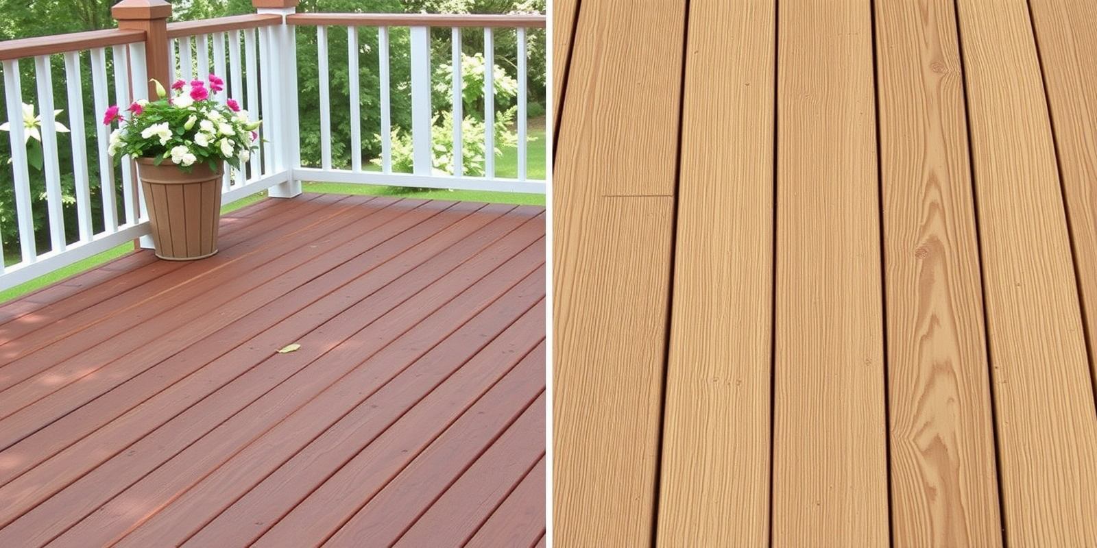 composite vs real wood decking