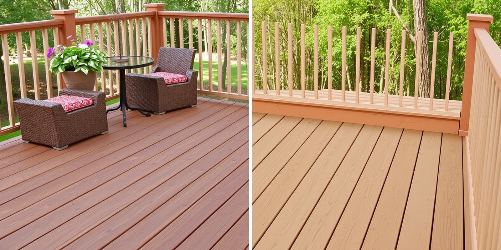 composite vs wooden decking