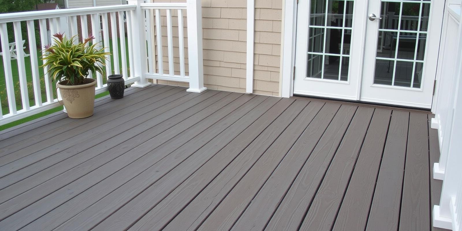 composite weathered decking