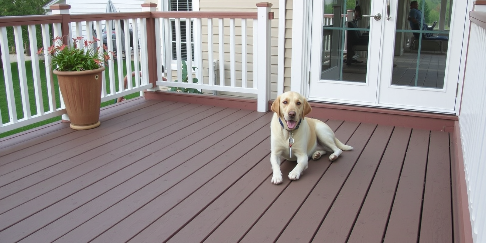 composite wood decking and dogs