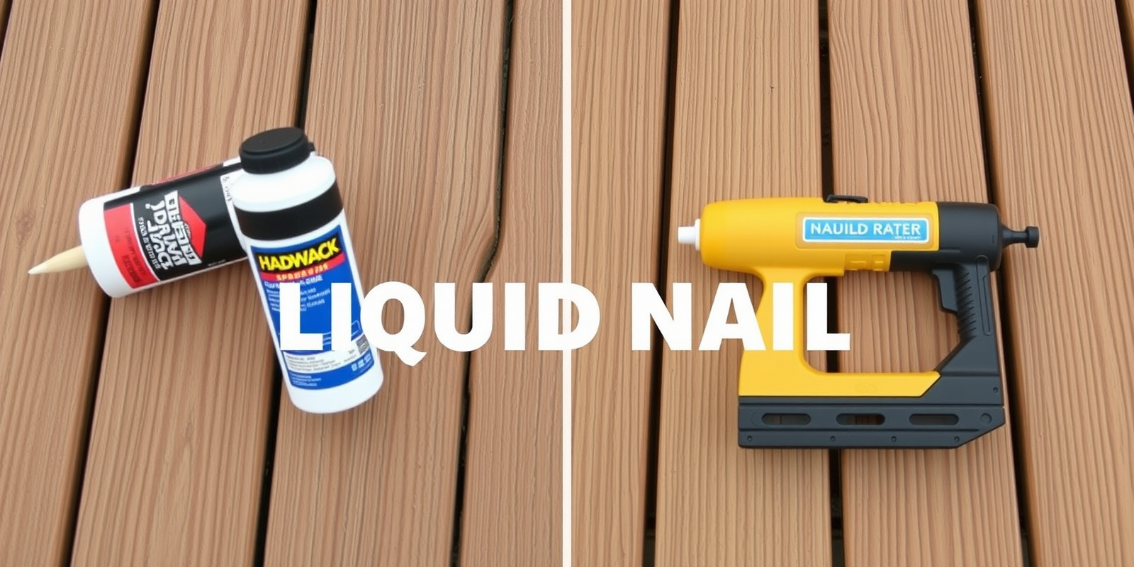 construction glue vs liquid nails for composite decking