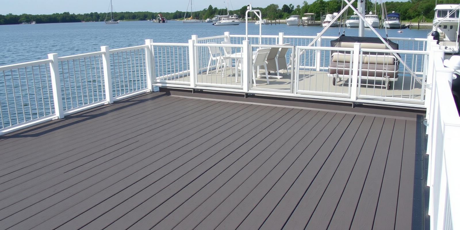 coosa composite pontoon decking