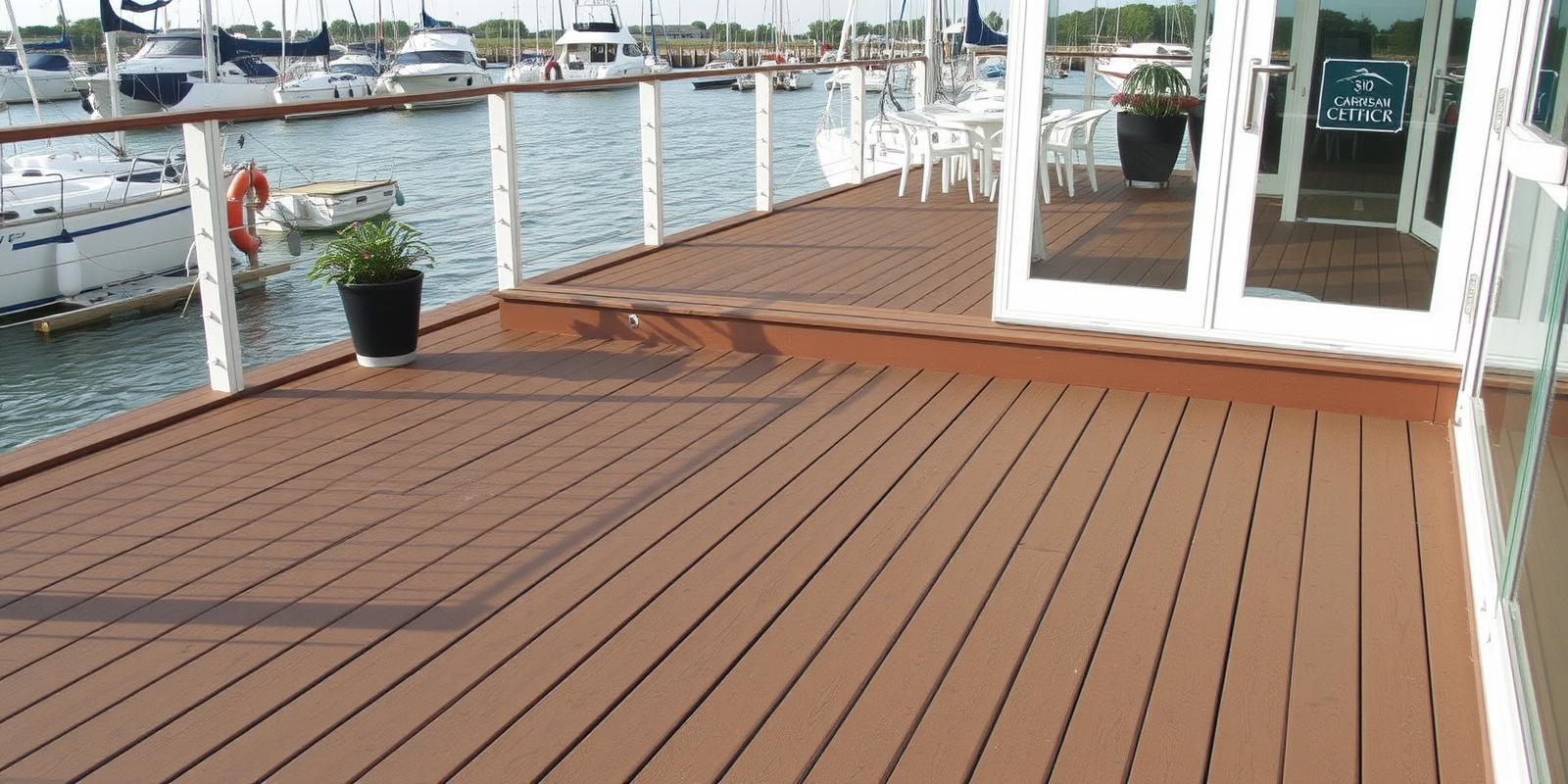 cork composite marine decking