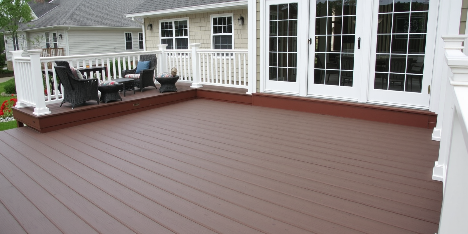 craftsman style composite decking