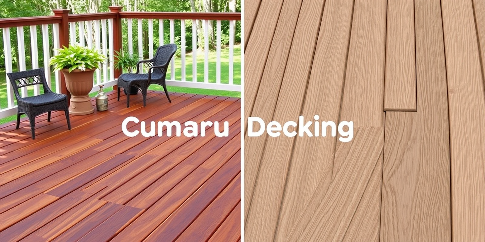 cumaru decking vs composite