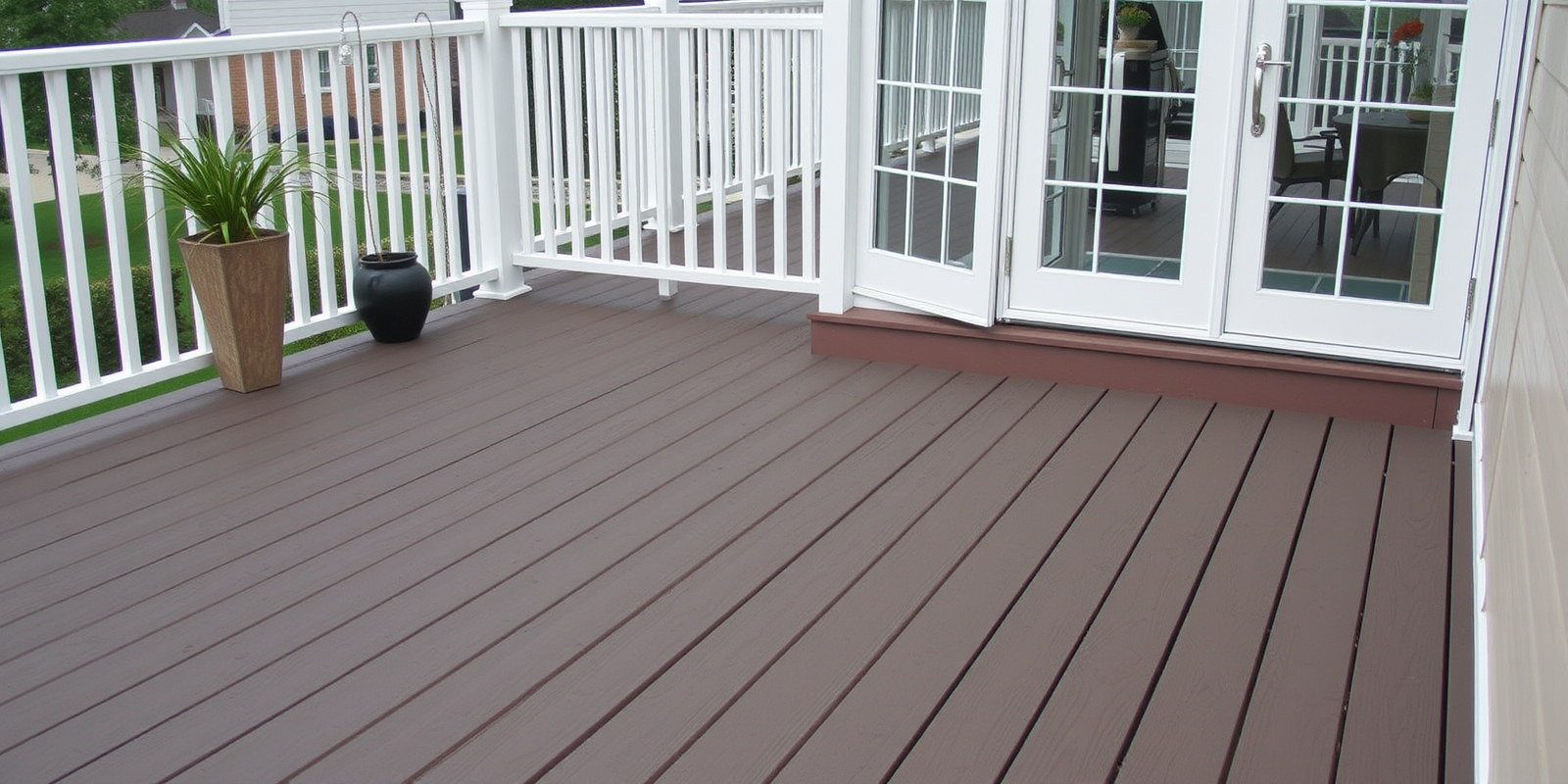 curve composite decking