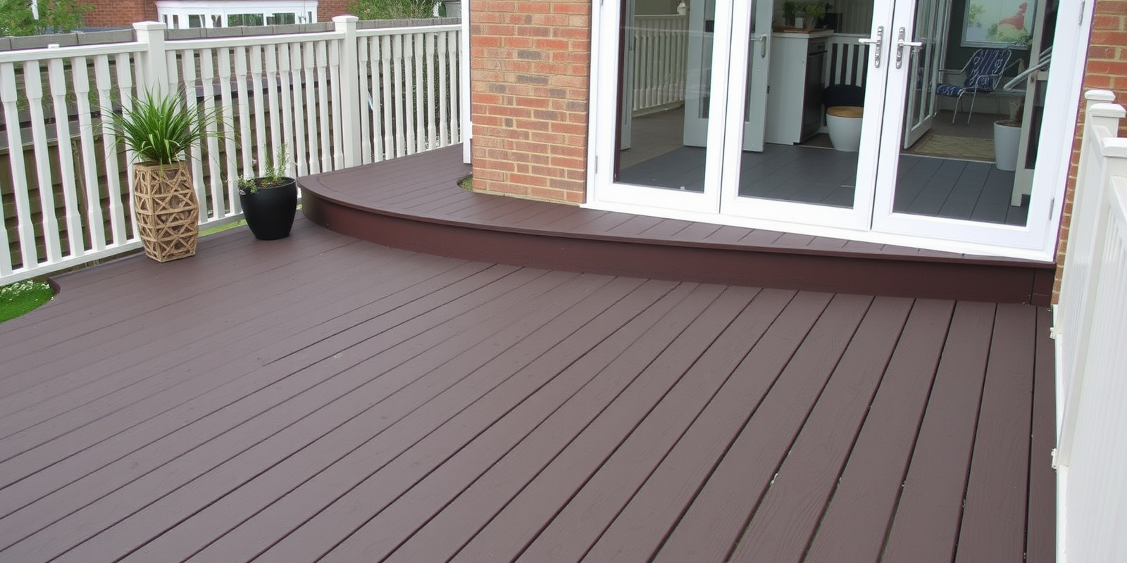 curved composite decking uk