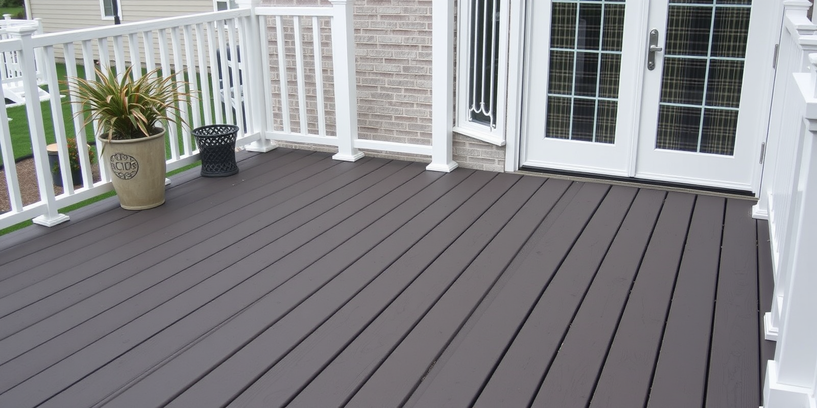 custom coloring composite decking