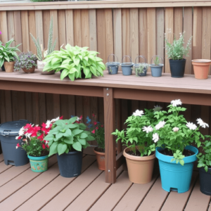 Design Ideas for Your Composite Decking Potting Station