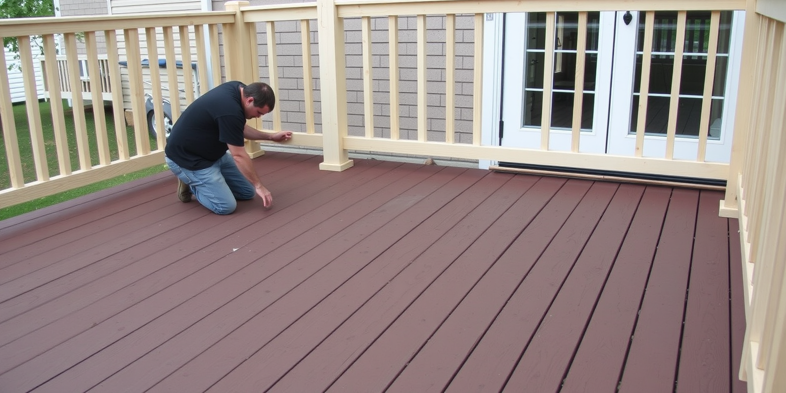 diy installing composite decking