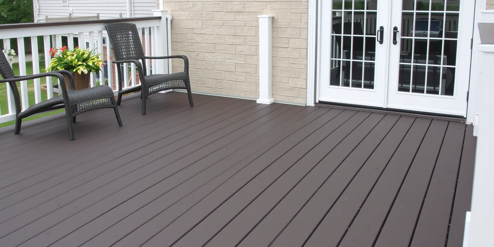 do you have to paint composite decking