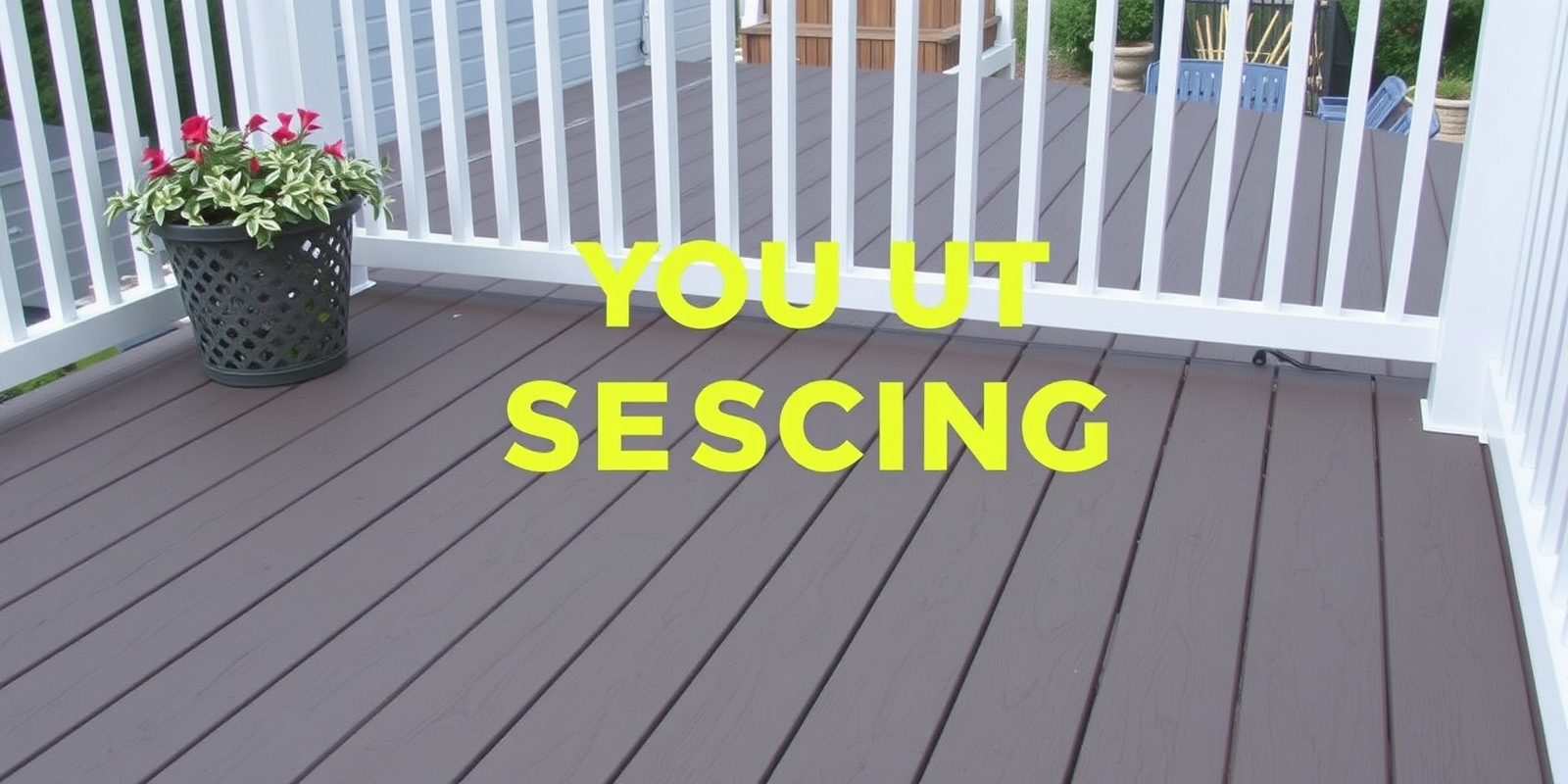 do you put spacing between composite decking