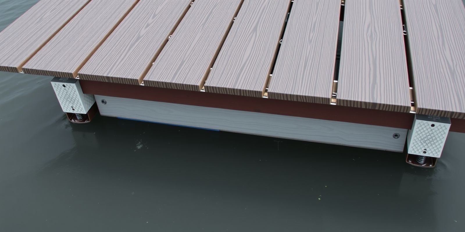 dock composite decking holes