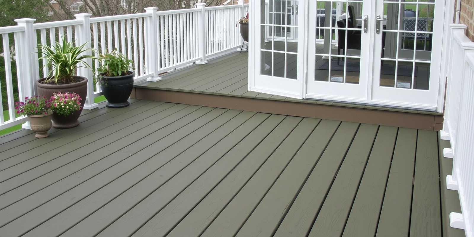 does anyone manufacture composite decking that is green