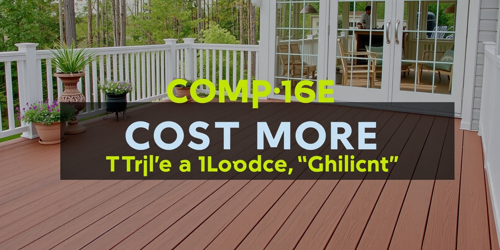 does composite cost more than wood decking