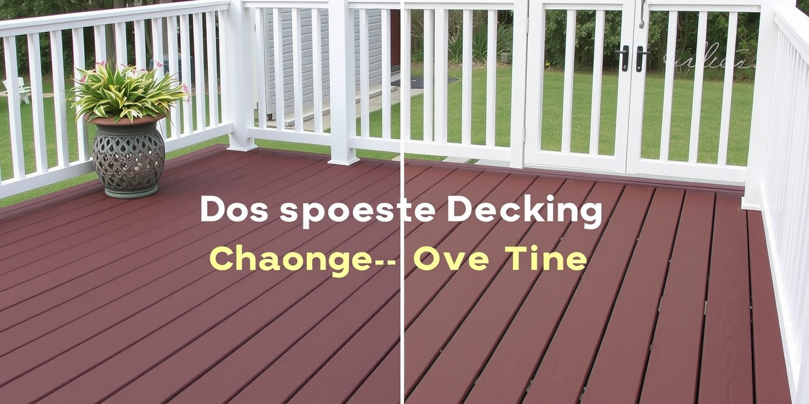 Does Composite Decking Change Color Over Time?