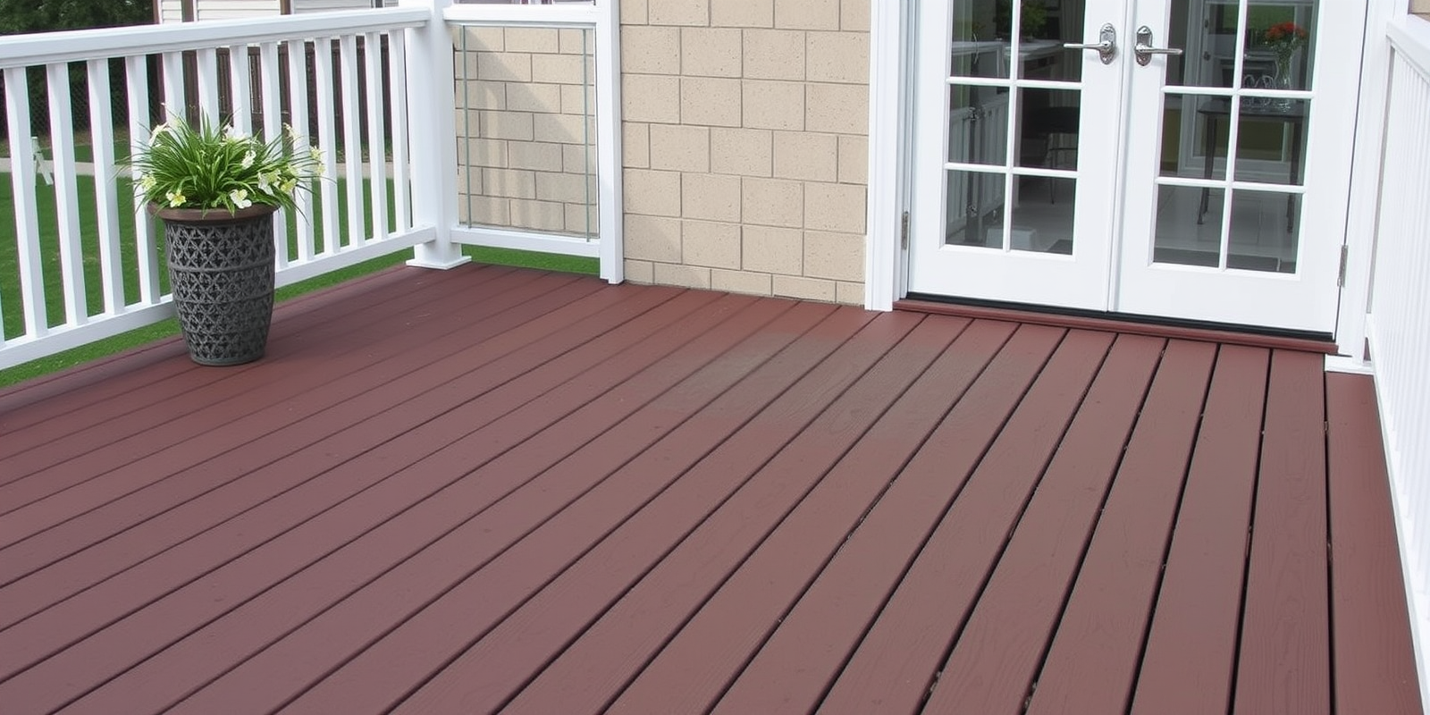 does composite decking change colour