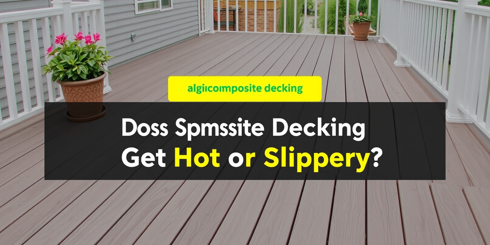 Does Composite Decking Get Hot or Slippery? A Comprehensive Guide