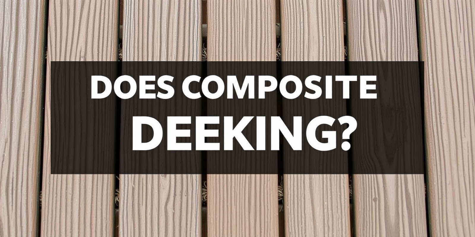 Does Composite Decking Get Moldy? The Truth Unveiled