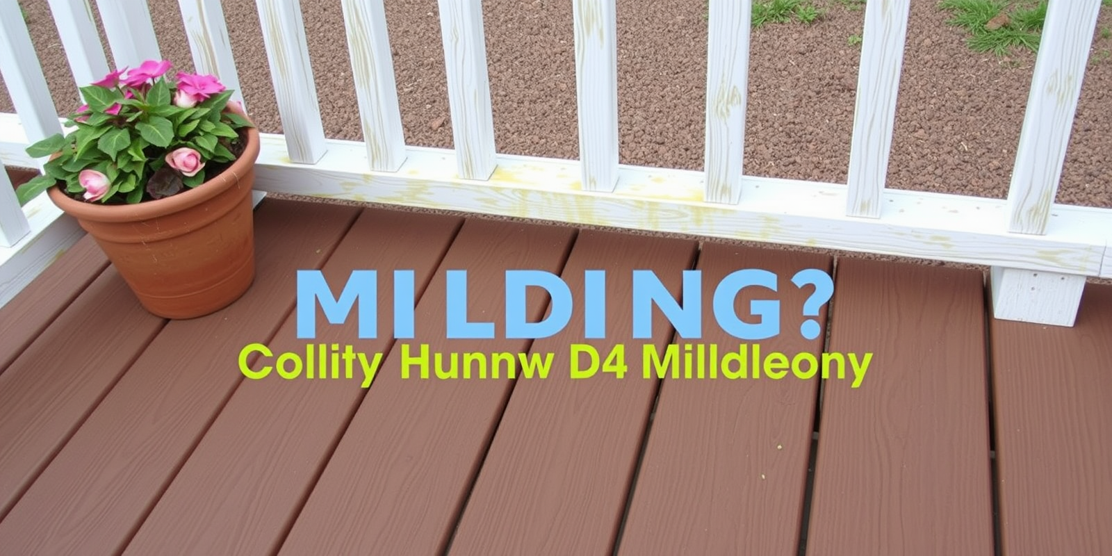 does composite decking mildew