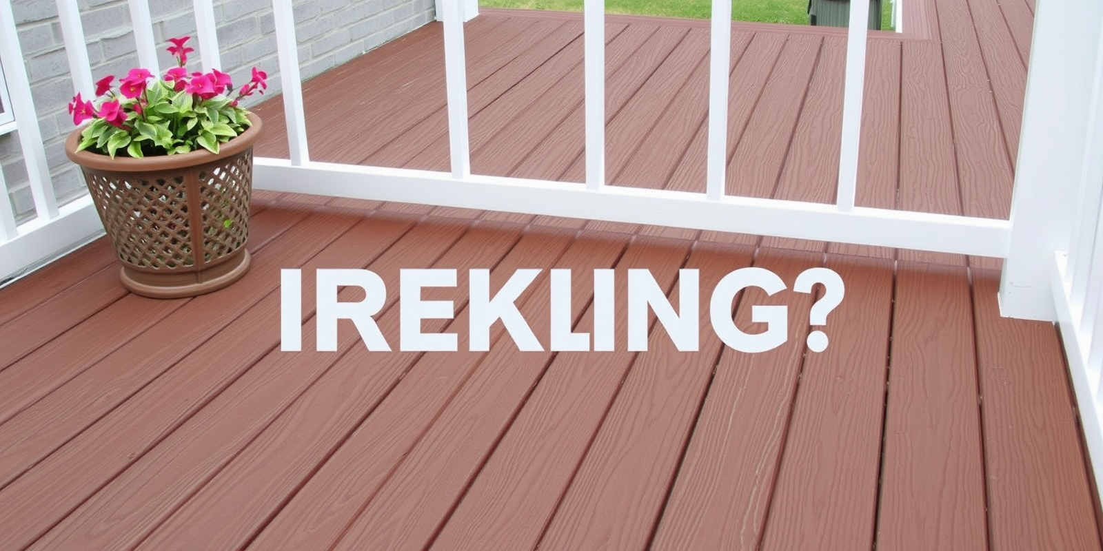 does composite decking need to be pre drilled